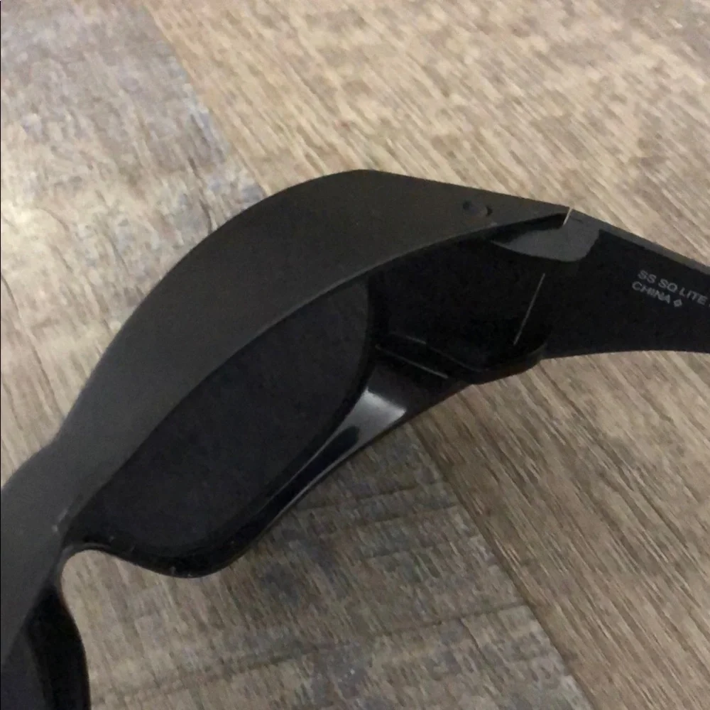 Black Wraparound Safety Glasses with Matte Finish